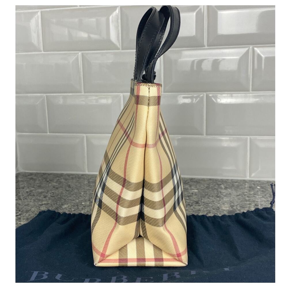 Authentic Vintage Burberry Nova Check Mini Tote - Picture 4 of 11